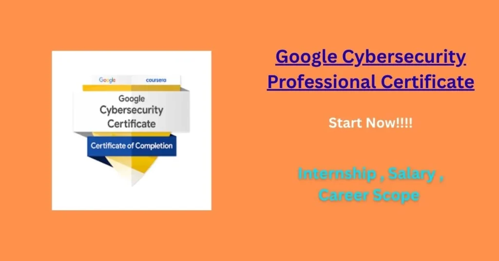 Google Cybersecurity Professional Certificate